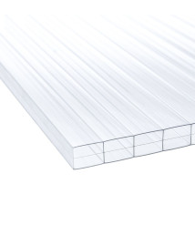 Policarbonat transparent 20mm, 3 pereti, 2.1 x 6 metri